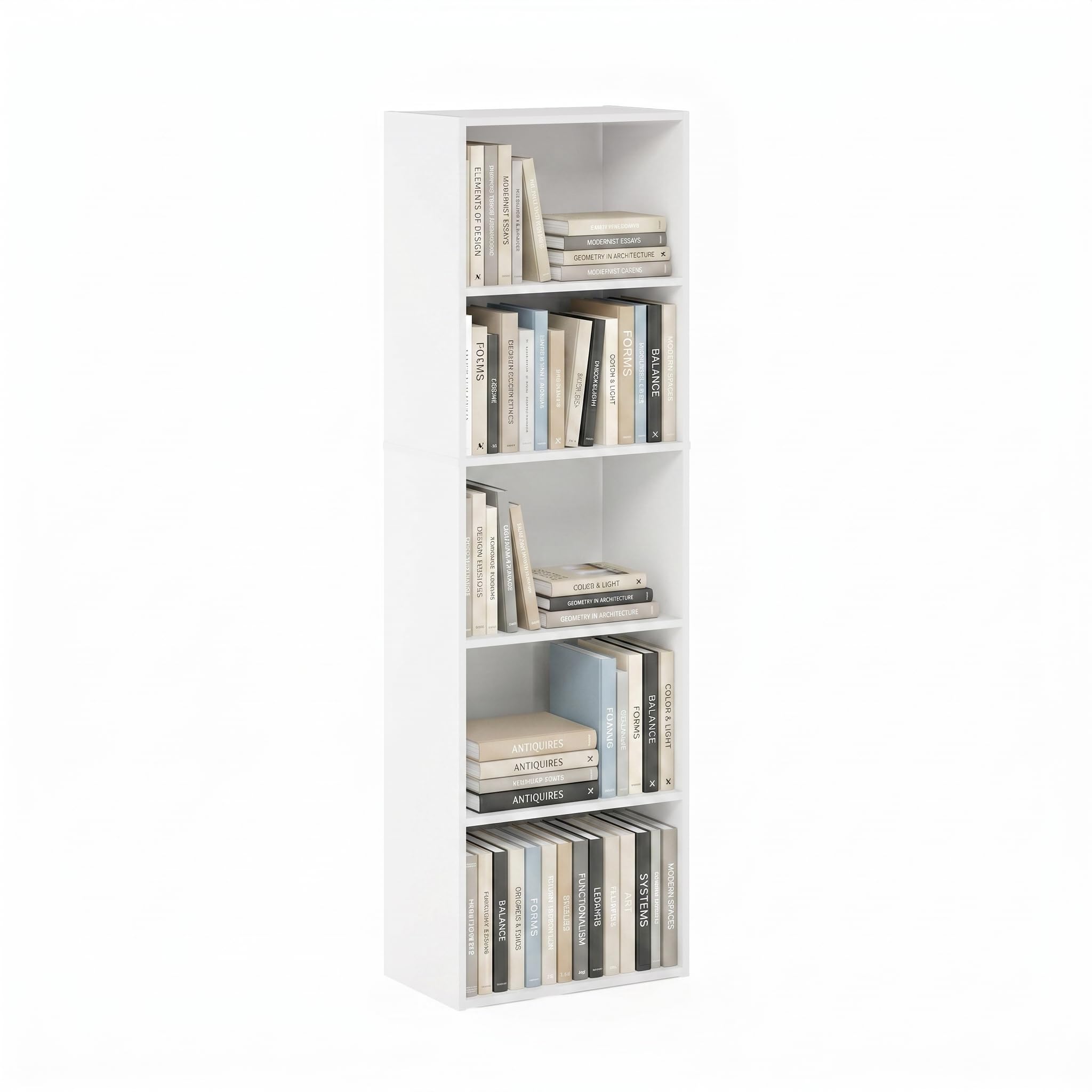 Amazon.com: Furinno PASIR Book Shelf, 5-Tier Modern Bookshelf